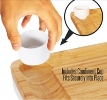 Load image into Gallery viewer, Sustainable Bamboo Cutting Board with Drawer for Knife Set | Fast Shipping from the US!