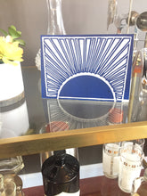 Load image into Gallery viewer, Egyptian Sunrise: Frame-able Block Print Greeting Card | Five Sustainable Blank Greeting Cards Each a Limited Edition Print. Signed & Numbered.