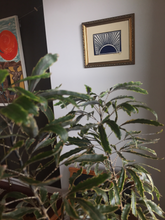 Load image into Gallery viewer, Egyptian Sunrise: Frame-able Block Print Greeting Card | Five Sustainable Blank Greeting Cards Each a Limited Edition Print. Signed & Numbered.