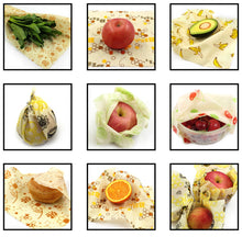 Load image into Gallery viewer, Sustainable Reusable Beeswax Cloth | Keep Food Fresh and Seal Containers