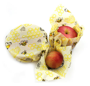 Sustainable Reusable Beeswax Cloth |  Keep Food Fresh and Seal Containers