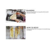 Load image into Gallery viewer, Sustainable EcoFriendly Reusable Beeswax Cloth | Keep Food Fresh and Seal Containers