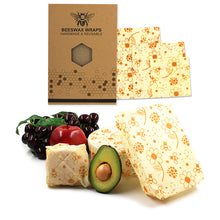 Load image into Gallery viewer, Sustainable EcoFriendly Reusable Beeswax Cloth | Keep Food Fresh and Seal Containers