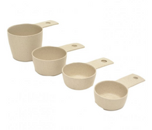 Load image into Gallery viewer, Sustainable Wheat Straw Measuring Cup Set | Fast Shipping from the US!
