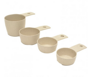 Sustainable Wheat Straw Measuring Cup Set | Fast Shipping from the US!