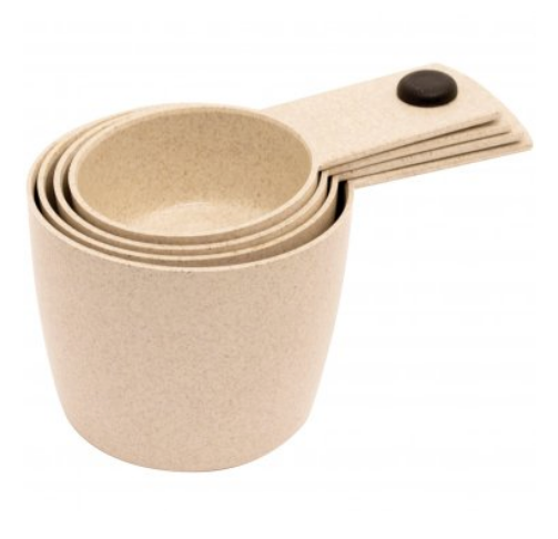Sustainable Wheat Straw Measuring Cup Set | Fast Shipping from the US!