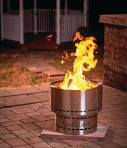 Sustainable Wood Pellet Stainless Steel Fire Pit | Fast Shipping from the US!