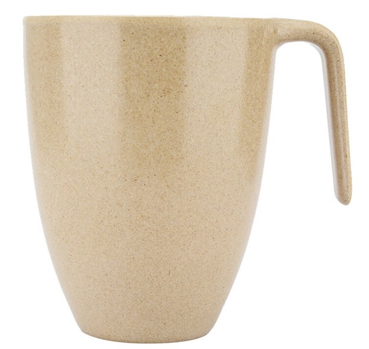 Sustainable Eco-Friendly Rice Husk Large Coffee Mug with Handle