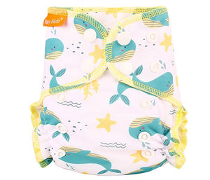 EcoFriendly Bamboo Organic Cotton Newborn Cloth Diapers | Waterproof PUL Fit 6.6lbs.-13lbs.