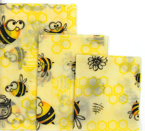 Sustainable Reusable Beeswax Cloth |  Keep Food Fresh and Seal Containers