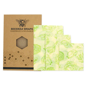 Sustainable EcoFriendly Reusable Beeswax Cloth |  Keep Food Fresh and Seal Containers