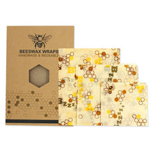 Load image into Gallery viewer, Sustainable EcoFriendly Reusable Beeswax Cloth |  Keep Food Fresh and Seal Containers
