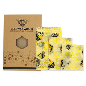 Sustainable EcoFriendly Reusable Beeswax Cloth |  Keep Food Fresh and Seal Containers