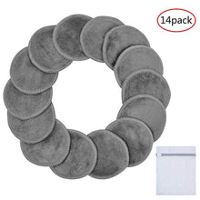 Load image into Gallery viewer, EcoFriendly Bamboo Reusable Round Makeup Remover Pads | Washable Laundry Bag
