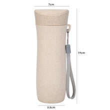Load image into Gallery viewer, EcoFriendly Wheat Straw Reusable Water Bottle
