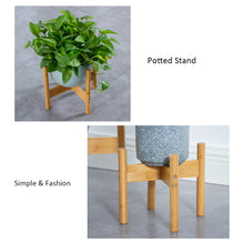 Load image into Gallery viewer, EcoFriendly Bamboo Garden Plant Stand | Indoor | Outdoor Use
