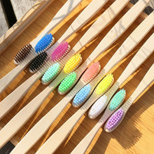 Load image into Gallery viewer, EcoFriendly Bamboo Toothbrushes | Mixed Color Soft Bristles | Adult&#39;s and Kid&#39;s
