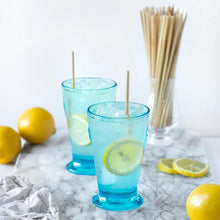 Load image into Gallery viewer, EcoFriendly Sustainable Wheat Straw Portable Drinking Straws 100 pcs.
